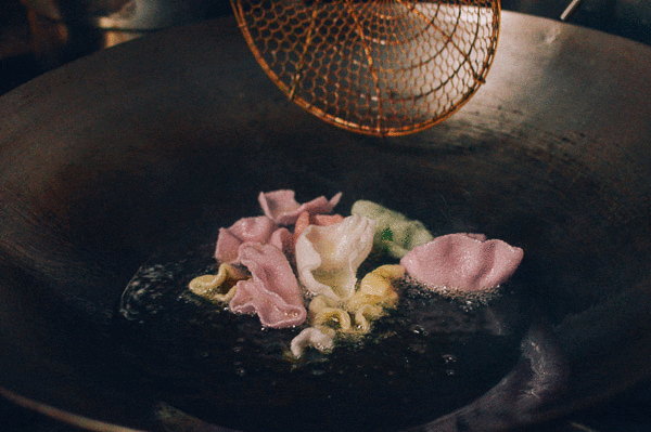 Fried Prawn Crackers for Chinese New Year, by thewoksoflife.com