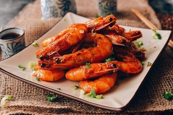 Shanghai Shrimp Stir-fry - You Bao Xia , by thewoksoflife.com