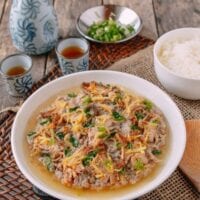 Steamed Pork Cake with Salted Fish, by thewoksoflife.com