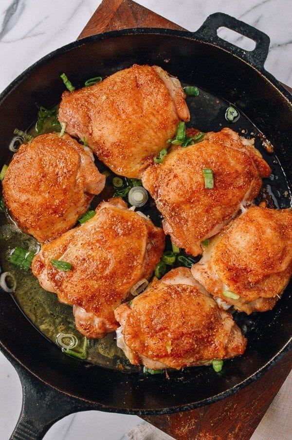 Easy Asian Dry Rub Chicken, by thewoksoflife.com