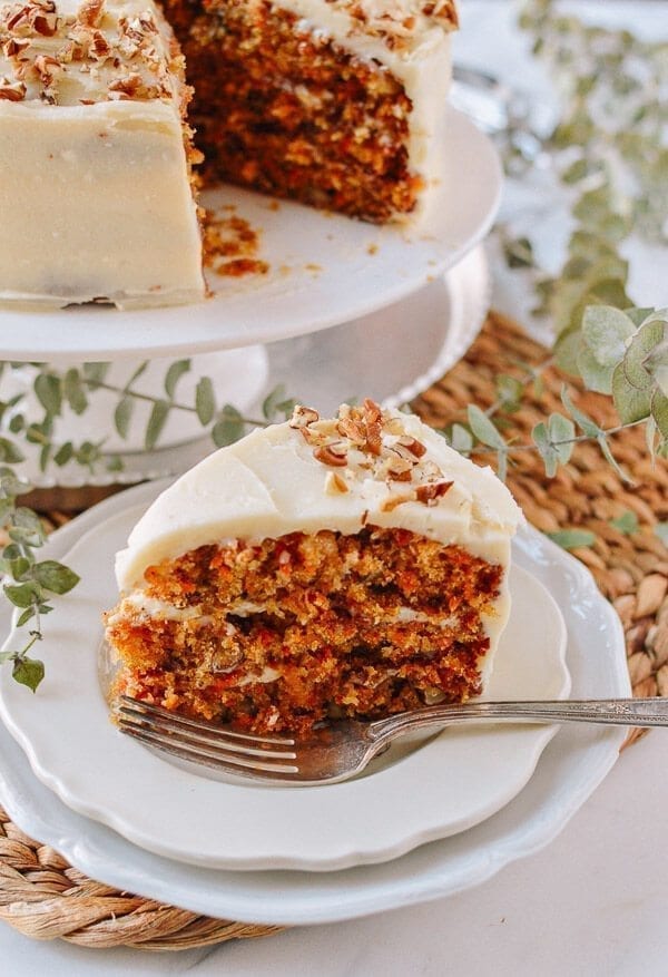 Our Favorite Carrot Cake Recipe, by thewoksoflife.com