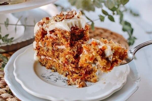 Our Favorite Carrot Cake Recipe, by thewoksoflife.com