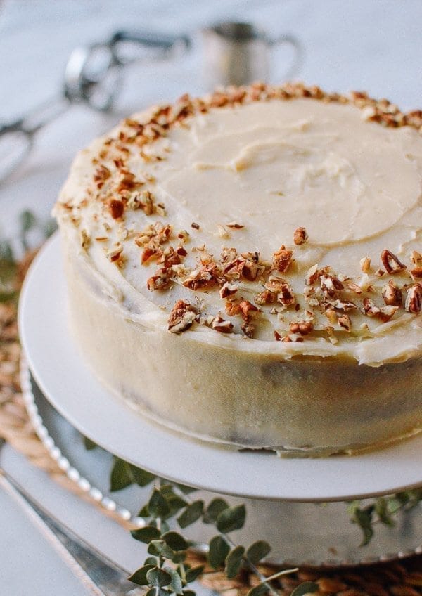 Our Favorite Carrot Cake Recipe, by thewoksoflife.com