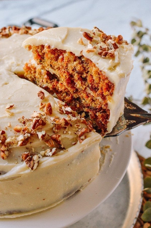 Our Favorite Carrot Cake Recipe, by thewoksoflife.com