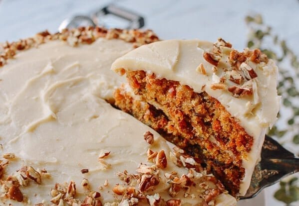 Our Favorite Carrot Cake Recipe, by thewoksoflife.com