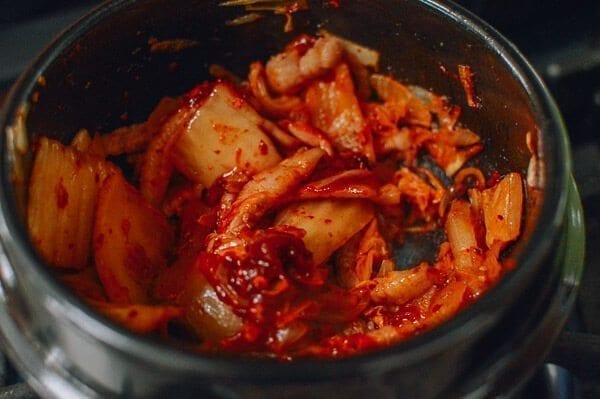 Kimchi Stew (Kimchi Jigae), by thewoksoflife.com