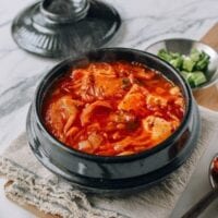 Kimchi Stew (Kimchi Jigae), by thewoksoflife.com