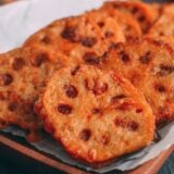 Fried stuffed lotus root