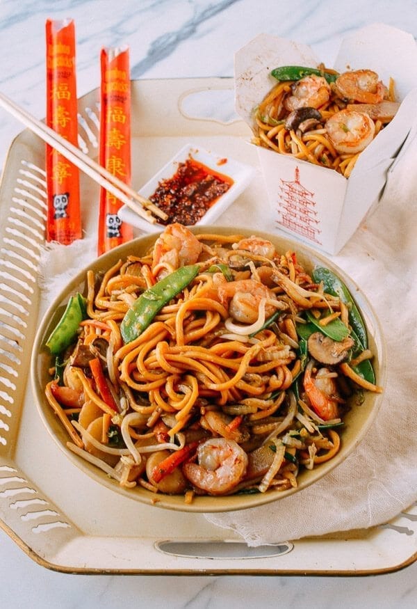 Shrimp Lo Mein, by thewoksoflife.com