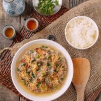 Chinese Steamed Pork Cake with salted fish