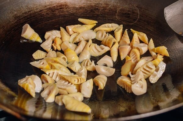 Braised Spring Bamboo Shoots (油焖笋), by thewoksoflife.com