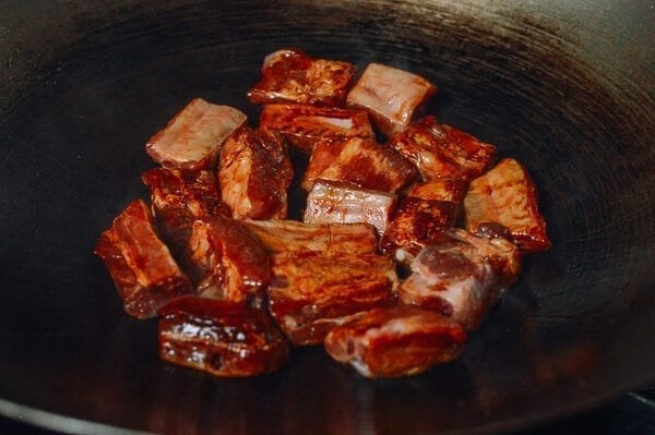Braised Pork Ribs and Taro Stew, by thewoksoflife.com