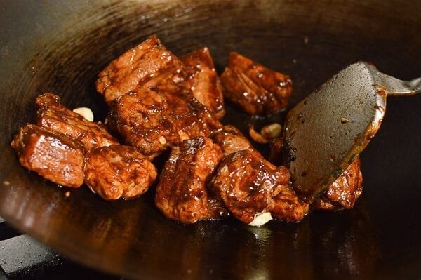 Braised Pork Ribs and Taro Stew, by thewoksoflife.com