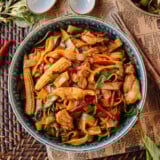 Drunken noodles