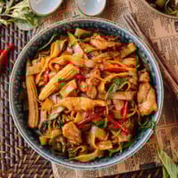 Drunken noodles