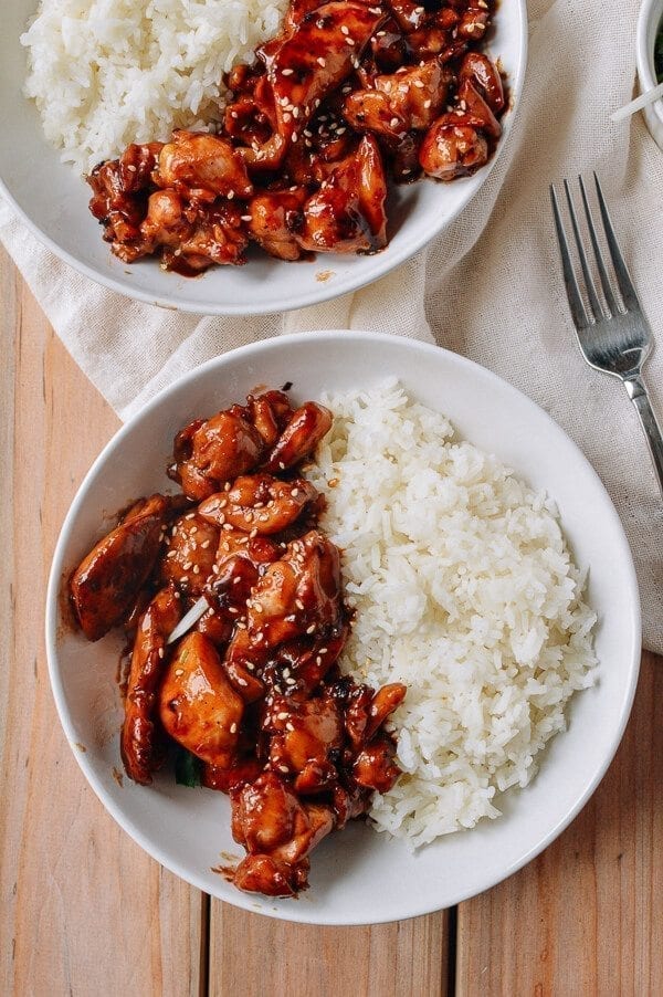 Mall Chicken Teriyaki, by thewoksoflife.com