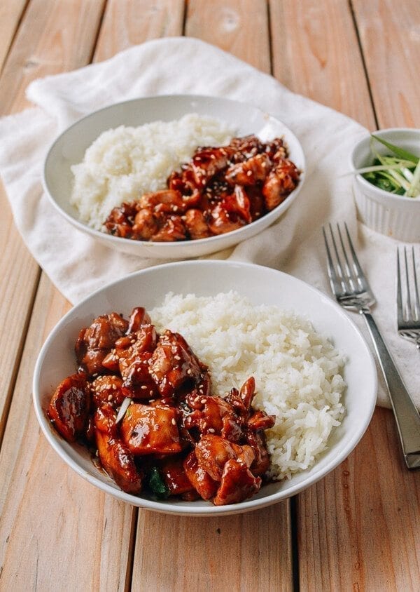 Mall Chicken Teriyaki, by thewoksoflife.com