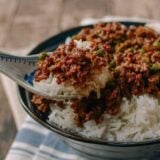 Cantonese beef rice bowls