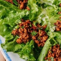 Chicken Lettuce Wraps, A Healthy Low Carb Favorite, by thewoksoflife.comorite, by thewoksoflife.com