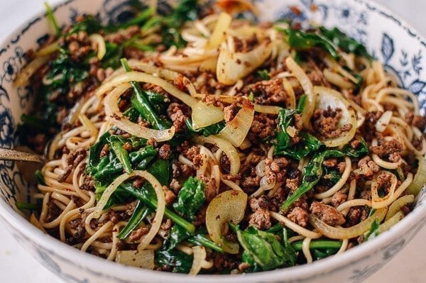 15-Minute Lazy Noodles, by thewoksoflife.com