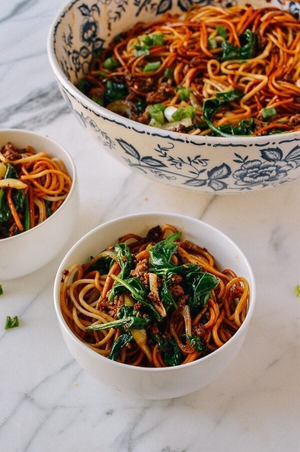 15-Minute Lazy Noodles, by thewoksoflife.com