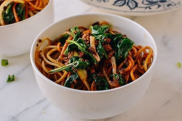 15-Minute Lazy Noodles, by thewoksoflife.com