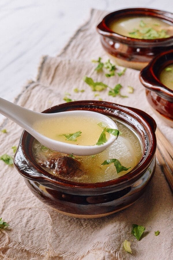 Simple Oxtail Soup, by thewoksoflife.com