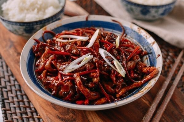 Pork Stir-Fry with Sweet Bean Sauce, by thewoksoflife.com