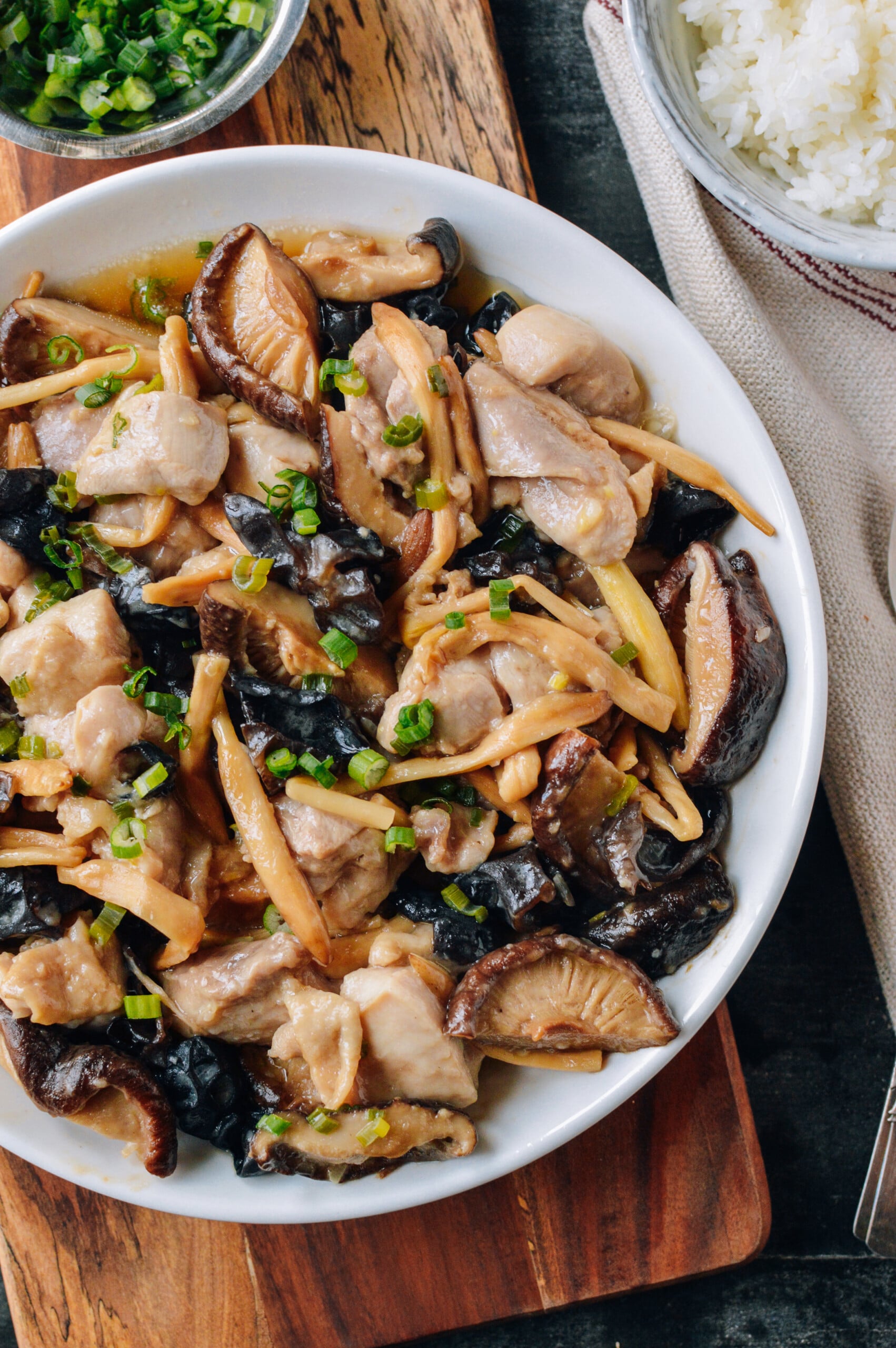 Chinese steamed chicken