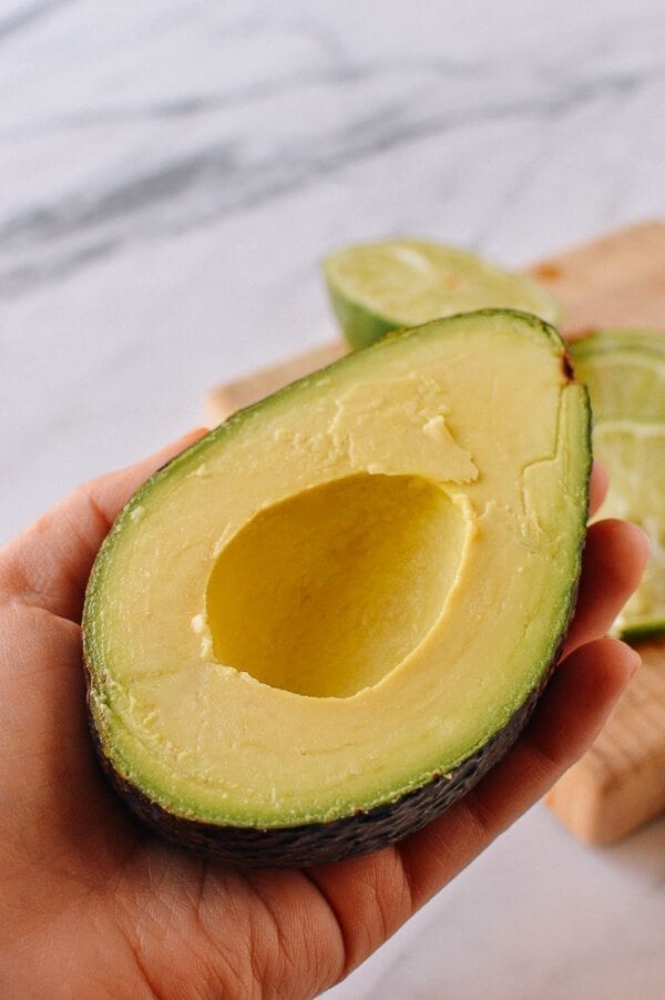 Avocado Smoothies with Boba, by thewoksoflife.com