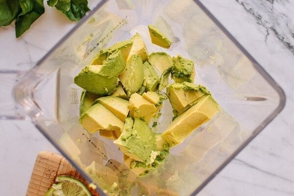 Avocado Smoothies with Boba, by thewoksoflife.com