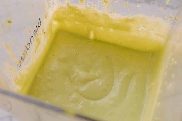 Avocado Smoothies with Boba, by thewoksoflife.com