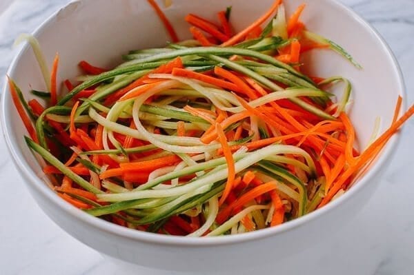 Vietnamese Noodle Salad with Grilled Pork Chops, by thewoksoflife.com