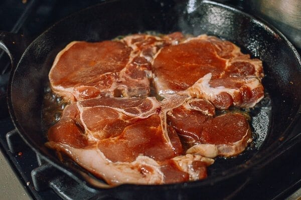 Vietnamese Noodle Salad with Grilled Pork Chops, by thewoksoflife.com