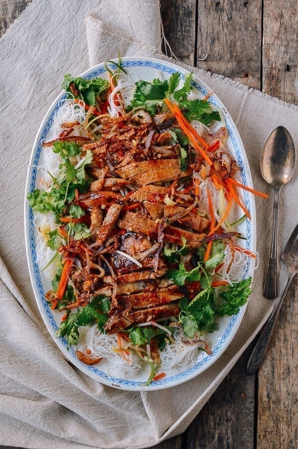 Vietnamese Noodle Salad with Seared Pork Chops