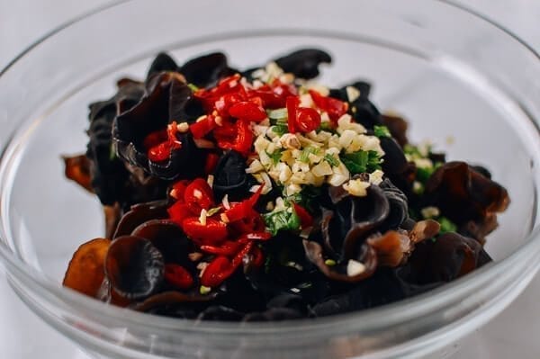 Wood Ear Mushroom Salad, by thewoksoflife.com