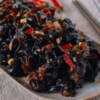 Wood Ear Mushroom Salad, thewoksoflife.com