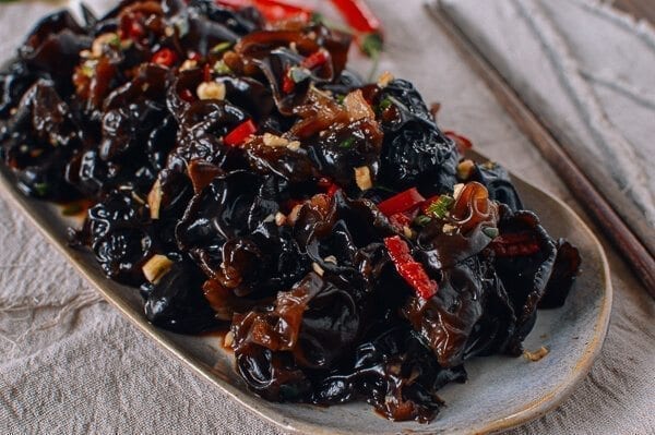 Wood Ear Mushroom Salad, thewoksoflife.com