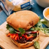 Banh Mi Burgers, by thewoksoflife.com