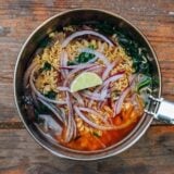 Camping pho ramen