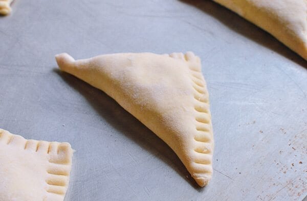 Beef Curry Puffs, by thewoksoflife.com