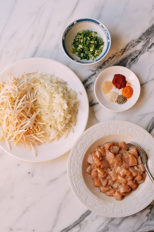 Chicken Egg Foo Young Ingredients, by thewoksoflife.com