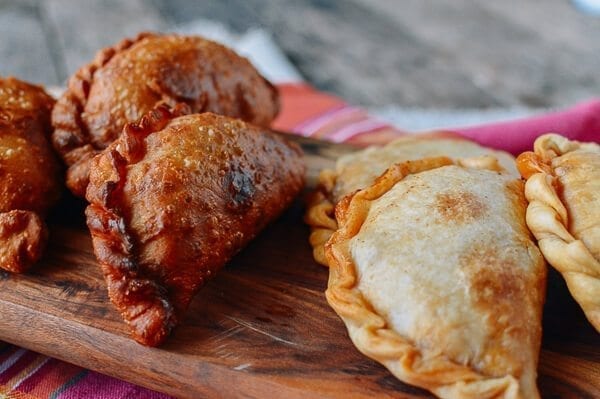 A Beef & Cheese Empanada Recipe: Baked OR Fried, by thewoksoflife.com