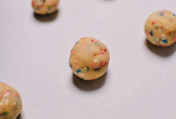 Funfetti Ice Cream Sandwiches, by thewoksoflife.com