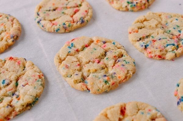 Funfetti Ice Cream Sandwiches, by thewoksoflife.com