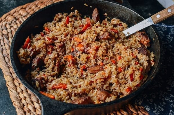 Xinjiang Lamb Rice, An Uyghur Food Favorite, by thewoksoflife.com