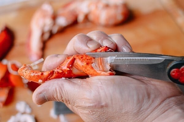 Lobster Rolls with Crispy Ginger & Scallions, by thewoksoflife.com