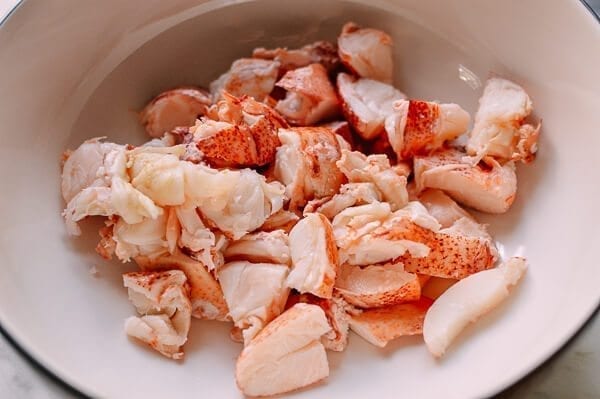 Lobster Rolls with Crispy Ginger & Scallions, by thewoksoflife.com