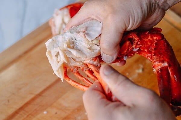 Lobster Rolls with Crispy Ginger & Scallions, by thewoksoflife.com