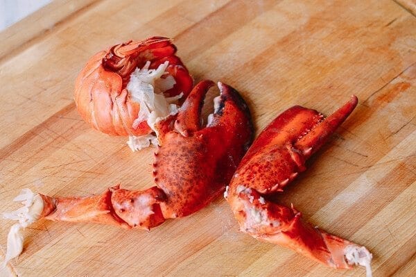 Lobster Rolls with Crispy Ginger & Scallions, by thewoksoflife.com